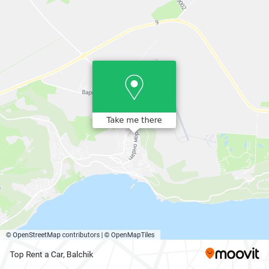 Top Rent a Car map