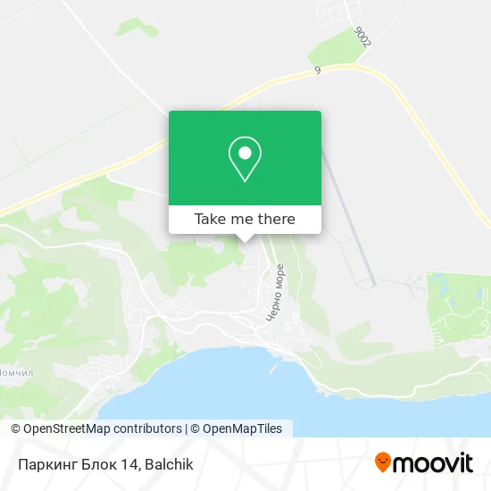 Карта Паркинг Блок 14