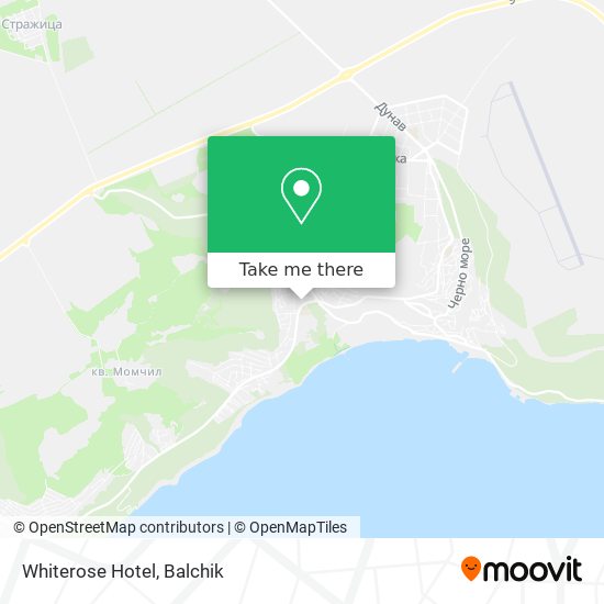 Whiterose Hotel map