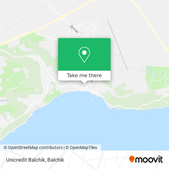 Unicredit Balchik map