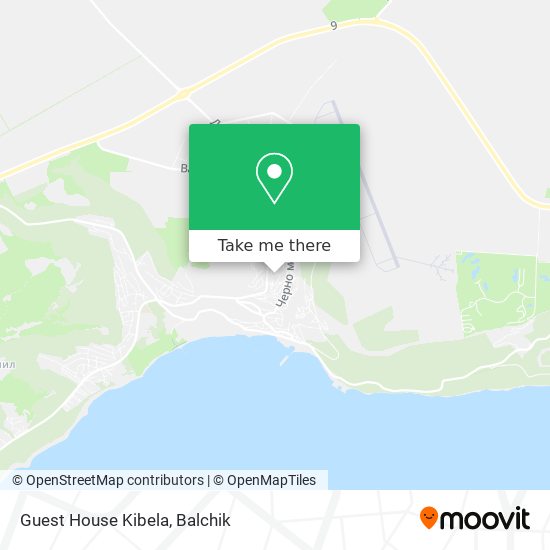 Guest House Kibela map