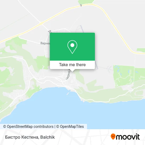 Карта Бистро Кестена