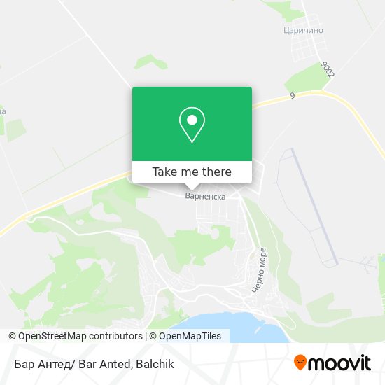 Бар Антед/ Bar Anted map