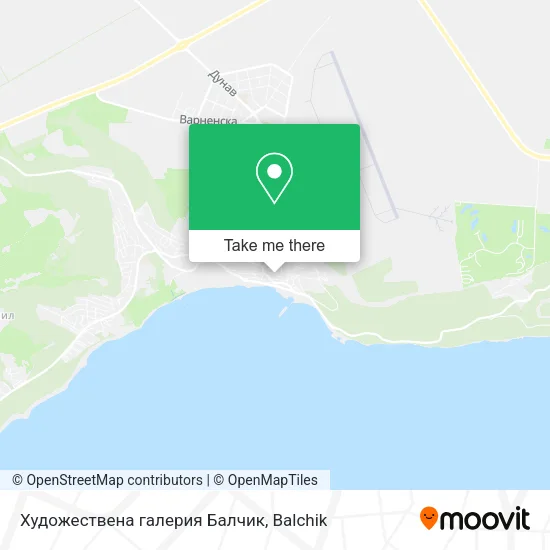 Карта Художествена галерия Балчик