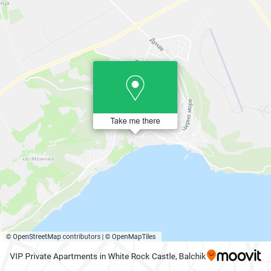 VIP Private Apartments in White Rock Castle map