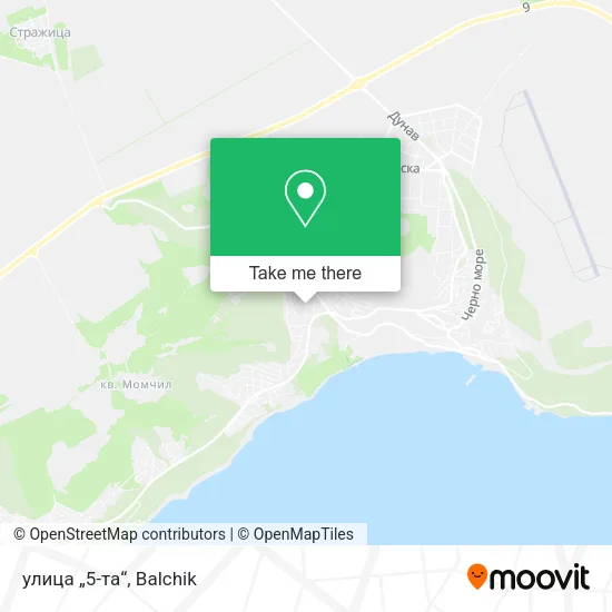 Карта улица „5-та“