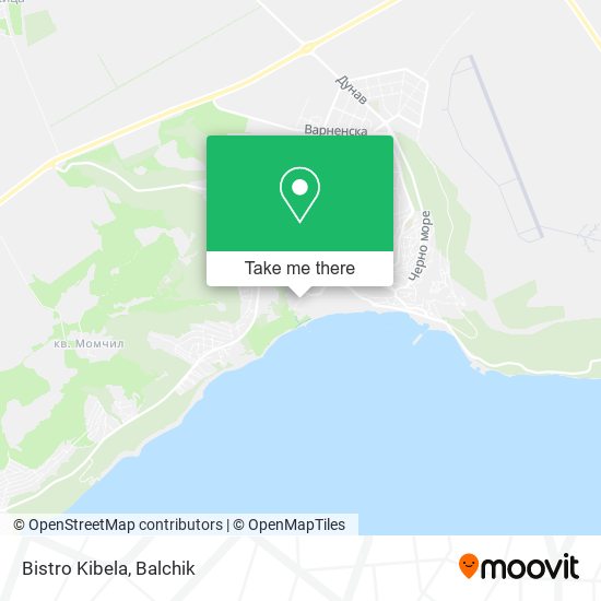 Bistro Kibela map