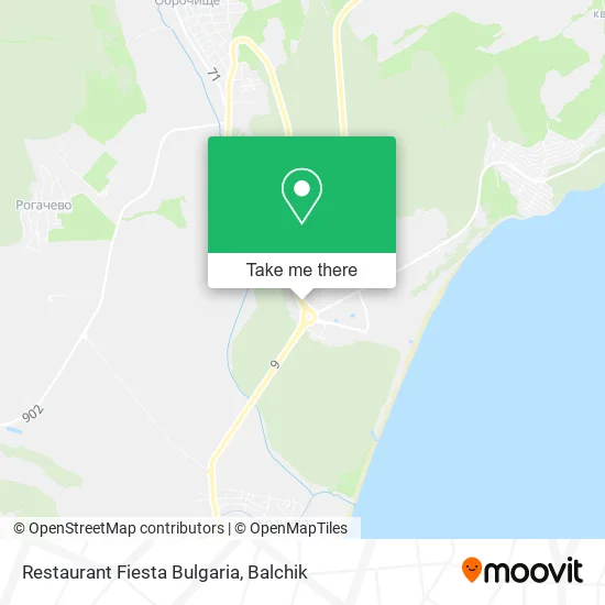 Карта Restaurant Fiesta Bulgaria