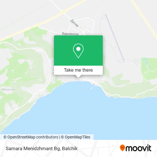 Карта Samara Menidzhmant Bg