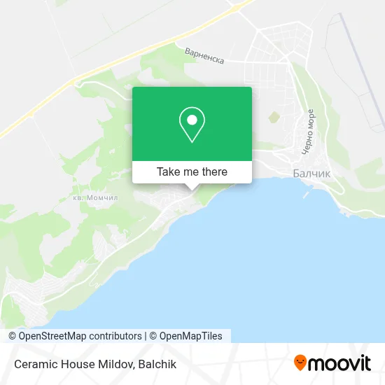Ceramic House Mildov map