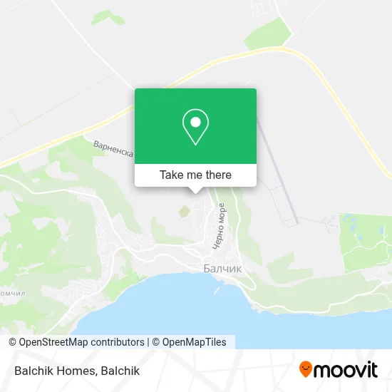 Balchik Homes map