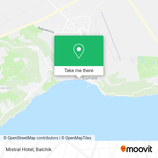 Mistral Hotel map
