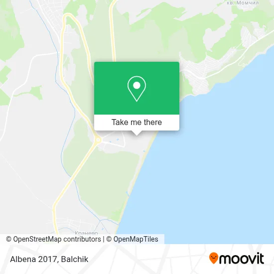 Albena 2017 map
