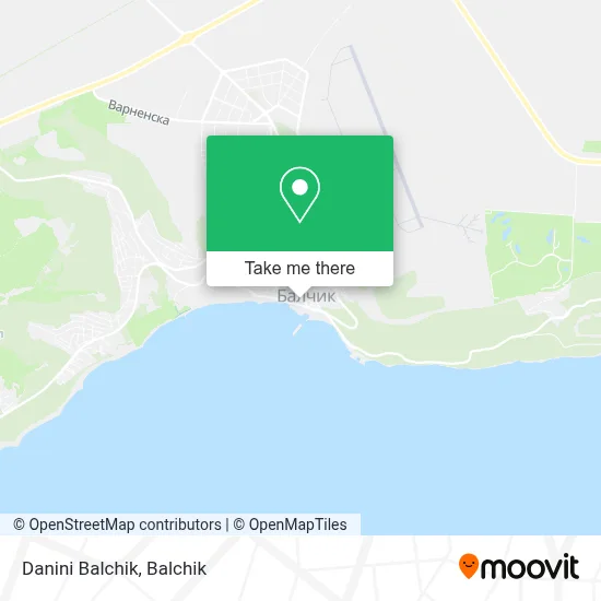 Danini Balchik map