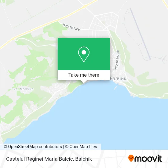 Castelul Reginei Maria Balcic map