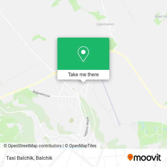 Taxi Balchik map