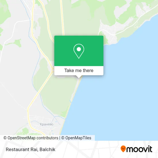 Restaurant Rai map