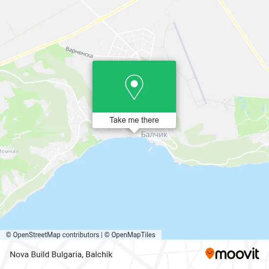 Nova Build Bulgaria map