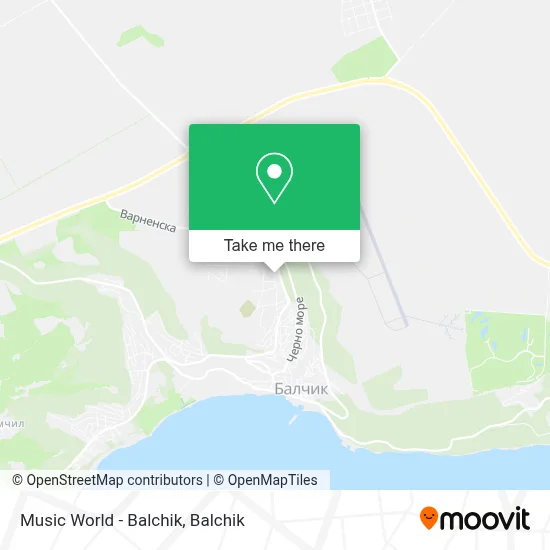 Music World - Balchik map