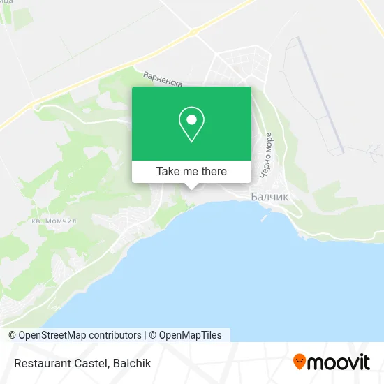 Restaurant Castel map