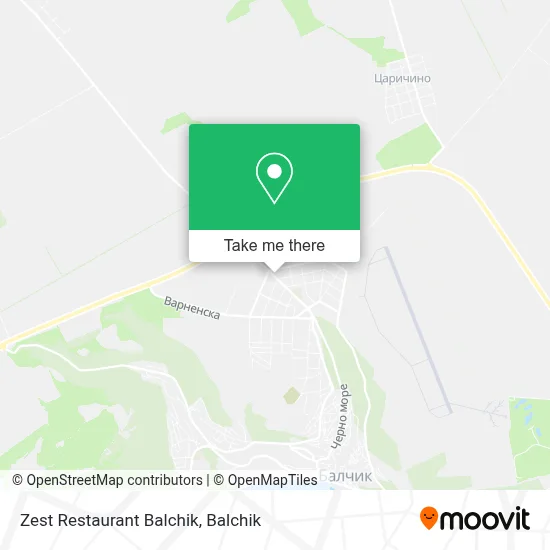 Zest Restaurant Balchik map