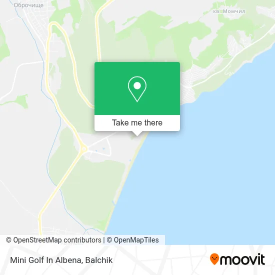 Mini Golf In Albena map