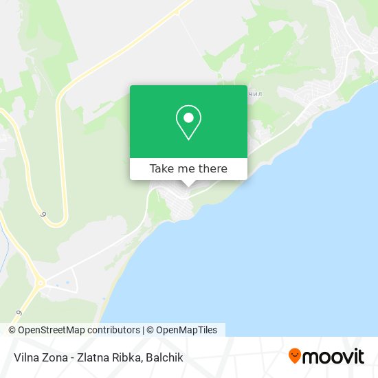 Vilna Zona - Zlatna Ribka map