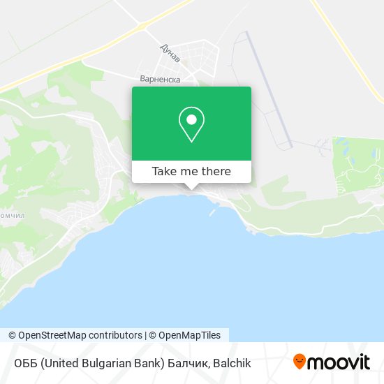 ОББ (United Bulgarian Bank) Балчик map