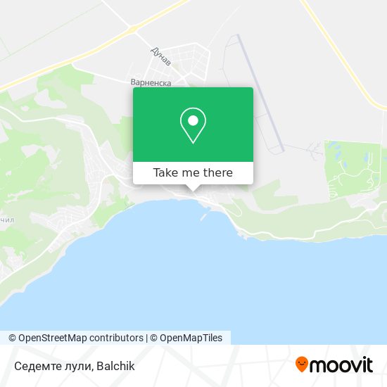 Карта Седемте лули