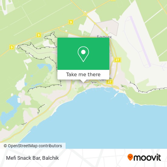 Mefi Snack Bar map