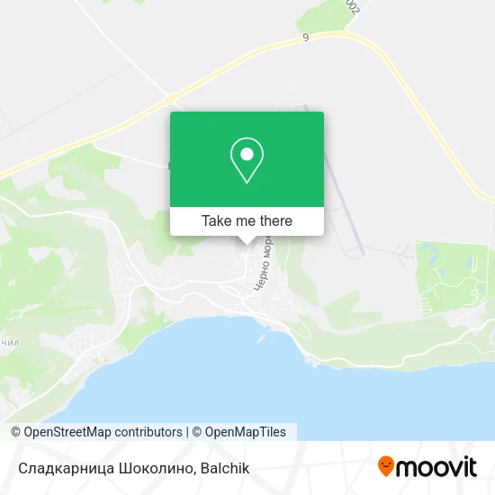 Карта Сладкарница Шоколино