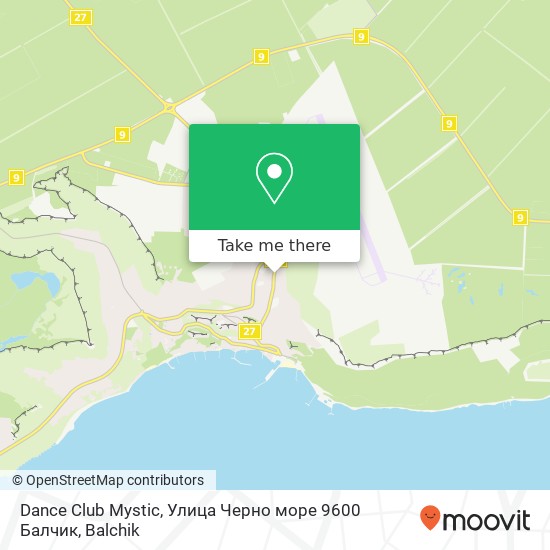 Dance Club Mystic, Улица Черно море 9600 Балчик map