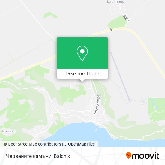 Червените камъни map