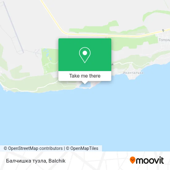 Карта Балчишка тузла