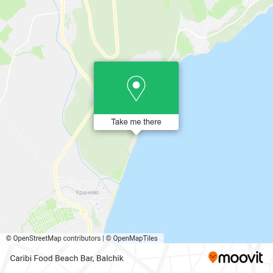 Caribi Food Beach Bar map