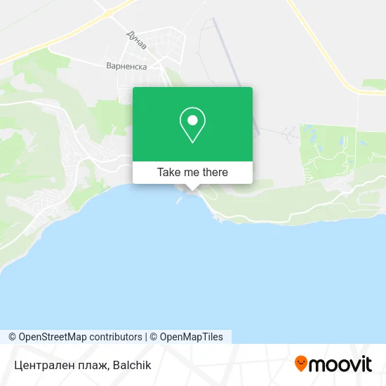 Карта Централен плаж