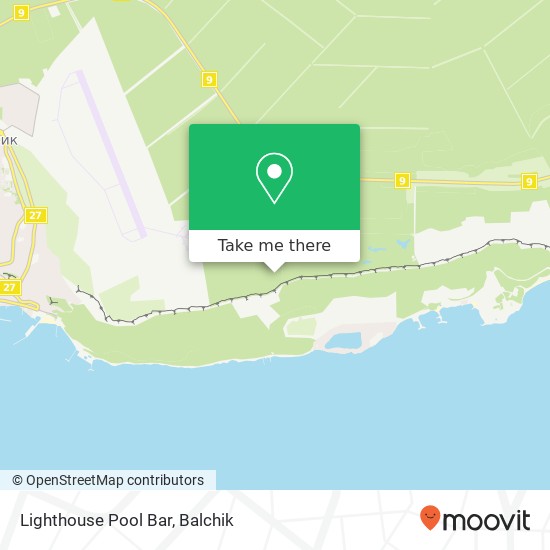 Карта Lighthouse Pool Bar