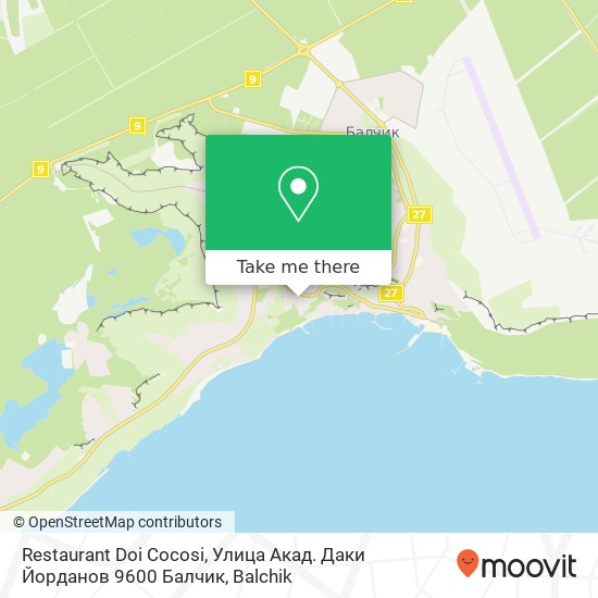 Restaurant Doi Cocosi, Улица Акад. Даки Йорданов 9600 Балчик map