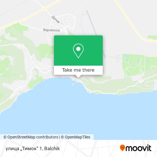 улица „Тимок“ 1 map