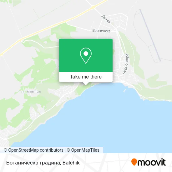 Карта Ботаническа градина