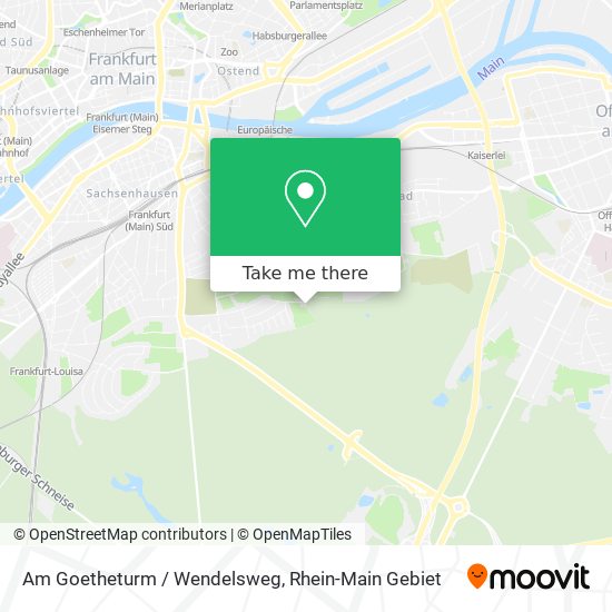 Карта Am Goetheturm / Wendelsweg