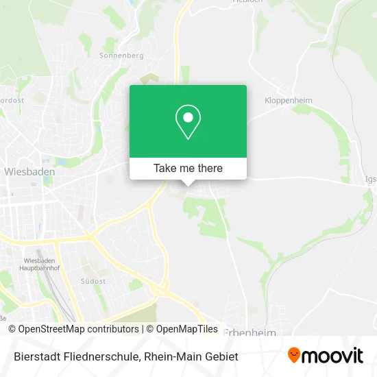 Карта Bierstadt Fliednerschule