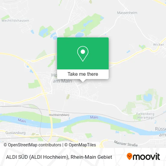 ALDI SÜD (ALDI Hochheim) map