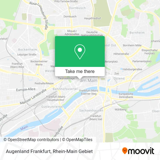 Карта Augenland Frankfurt