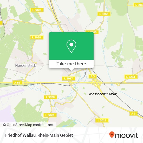 Friedhof Wallau map