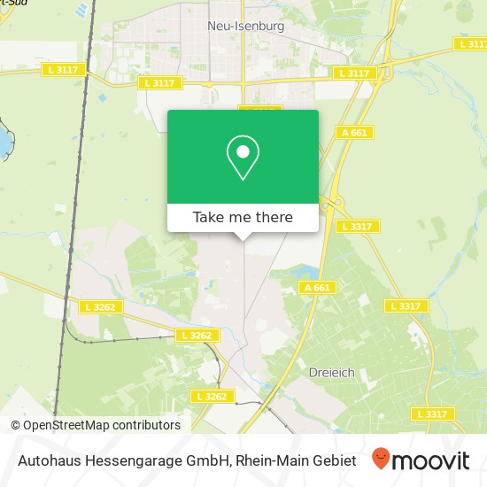 Autohaus Hessengarage GmbH map