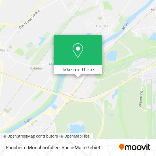Карта Raunheim Mönchhofallee