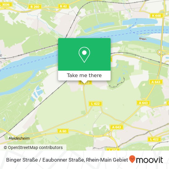 Binger Straße / Eaubonner Straße map