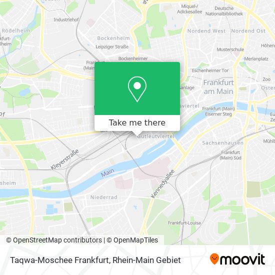 Taqwa-Moschee Frankfurt map