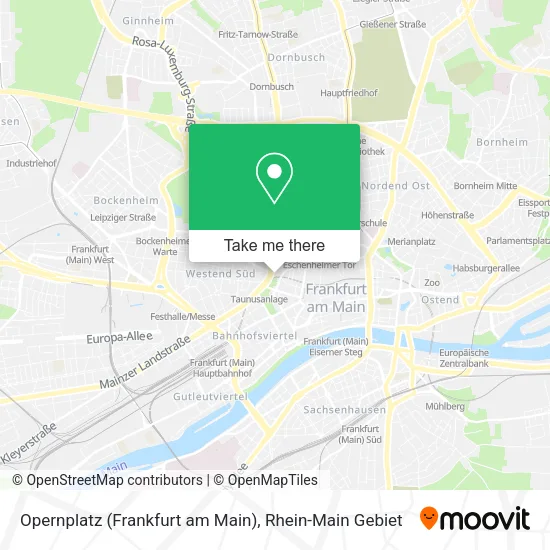 Карта Opernplatz (Frankfurt am Main)